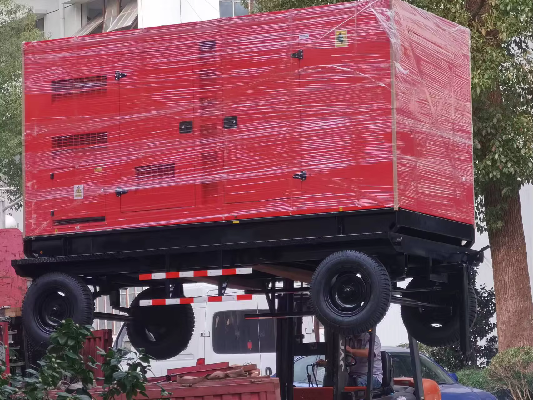 SHRAISE 40kva 50kw Silent Diesel Generator 3 Phase Open Frame with Auto Start for Sale — image 3