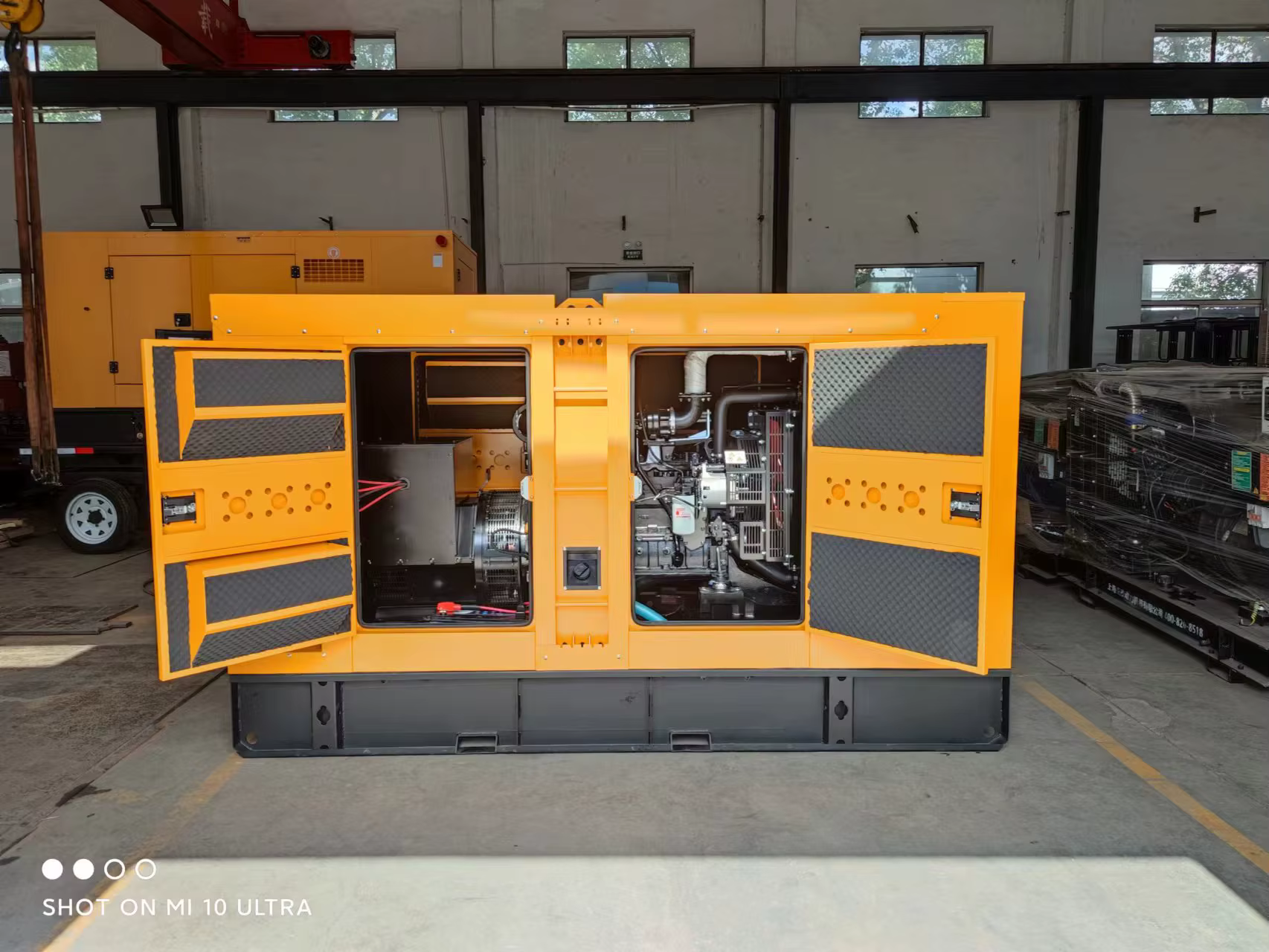 SHRAISE 40kva 50kw Silent Diesel Generator 3 Phase Open Frame with Auto Start for Sale — image 5