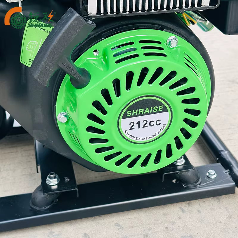 3.5kW Intelligent Variable Frequency Gasoline Generator, Open Frame Hand-Crank Start 220V Small Household Parking Generator — image 5