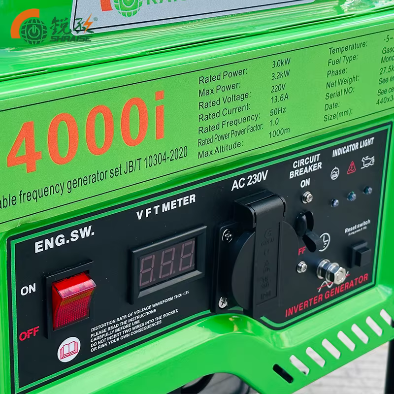 3kw Variable Frequency Gasoline Generator Small Open Frame Portable Low Noise — image 6