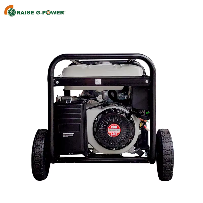 Gasoline Generator 9.55kw Single Phase Light Plant Generador for Home / 230V Electric Petrol Generator — image 3