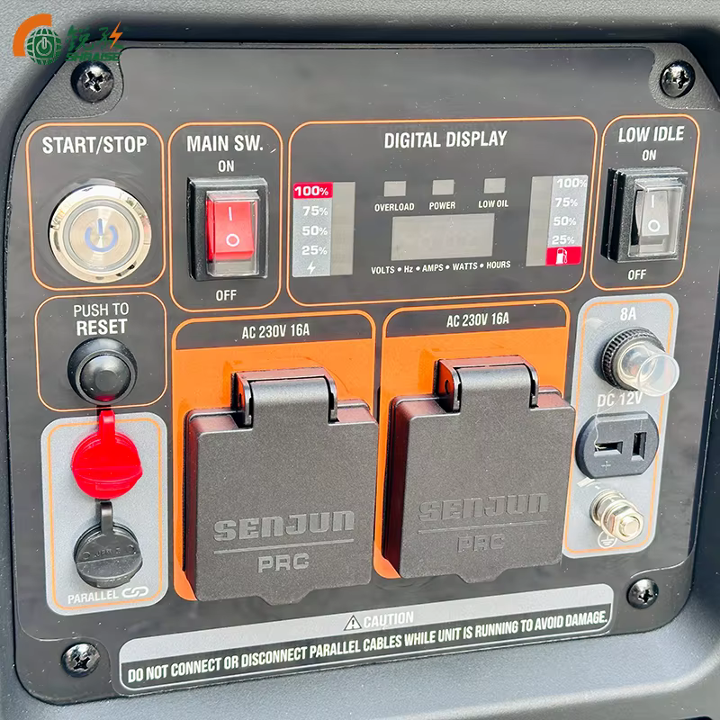 3.5KW Inverter Generator Small Electric with Remote Control Manual Start 50Hz Frequency New Model Gasoline Generator — image 4