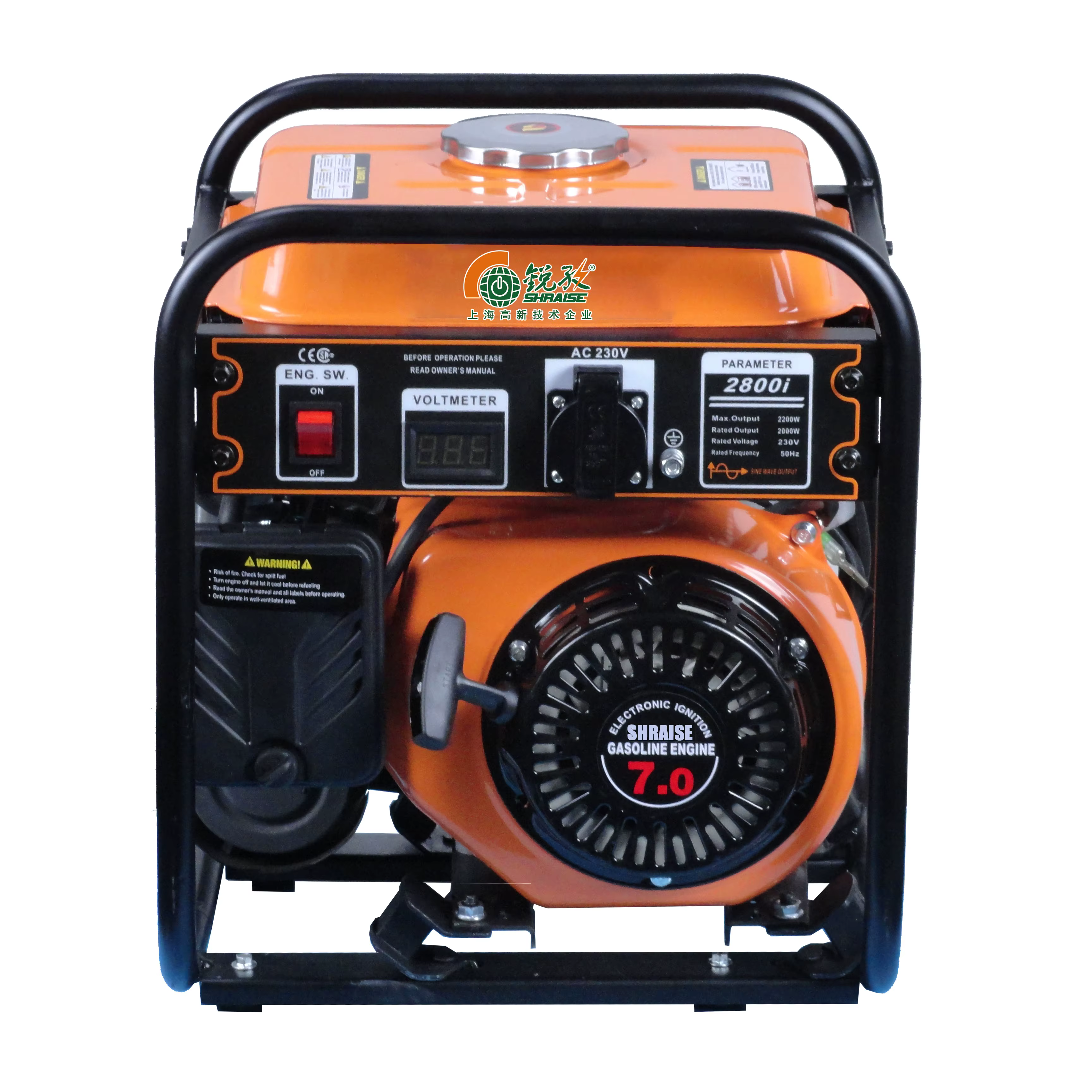 Portable Home Use AC Air-Cooled Gasoline Generator Single Phase — image 5