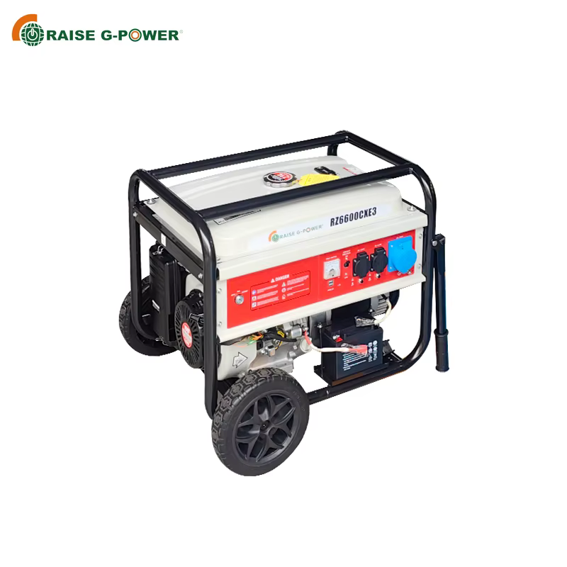 RAISE Portable 9.5KW 4-Stroke Petrol Generator Set High Quality Gasoline Generator 25L Fuel Tank 1-Phase — image 3