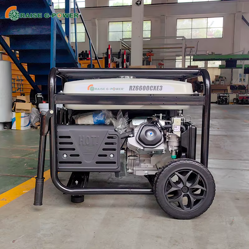 RAISE Portable 9.5KW 4-Stroke Petrol Generator Set High Quality Gasoline Generator 25L Fuel Tank 1-Phase — image 5