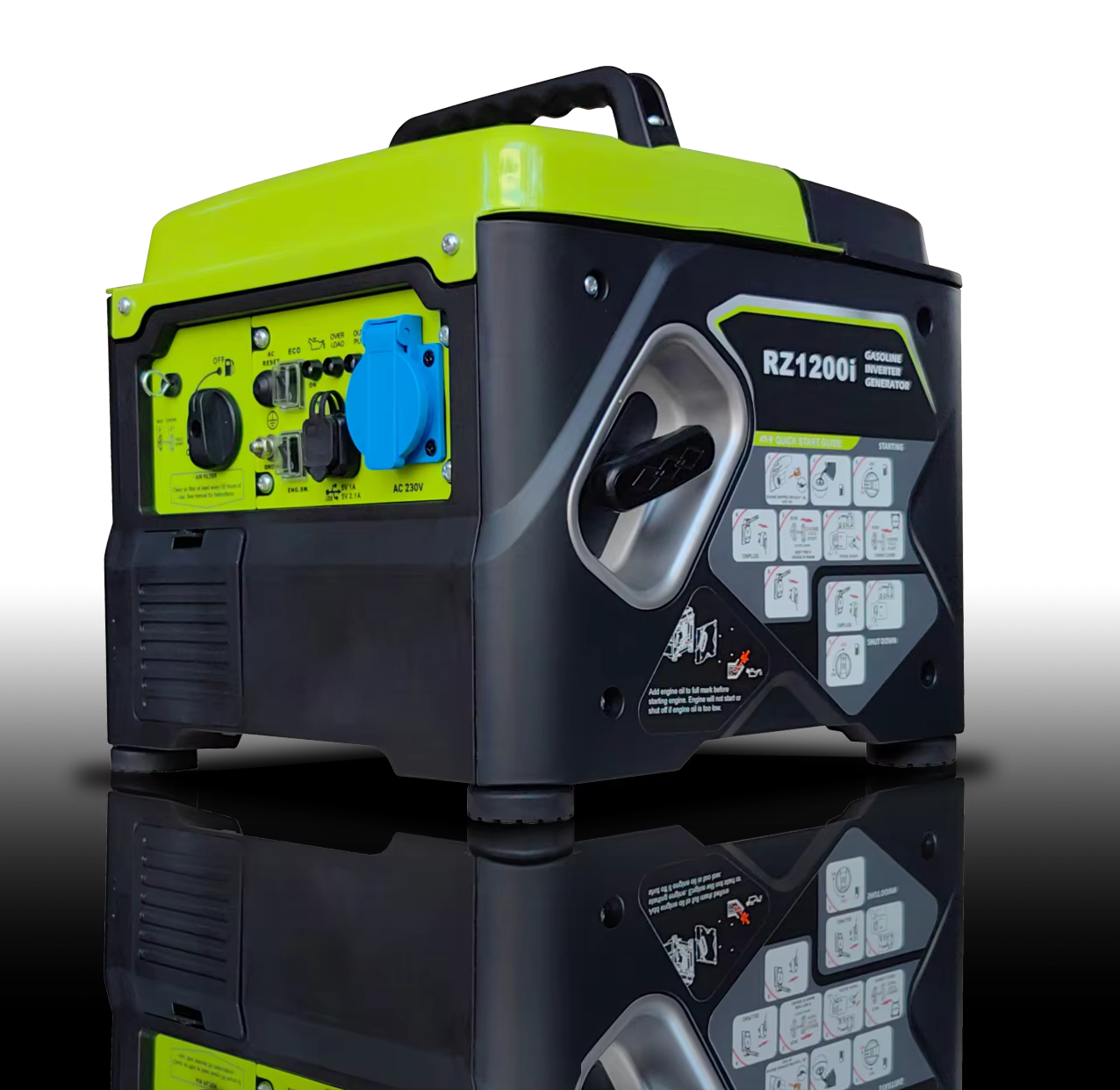 Inverter Gasoline Silent Generator DC Electric Start 220V AC Eco-Friendly Durable Small Portable — image 3