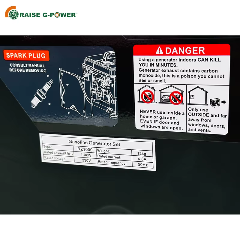 Portable Mini Power Generator Gasoline Engine Silent 110/120/220/240V — image 5