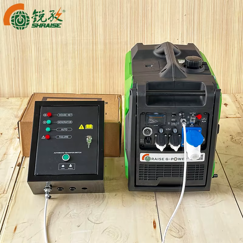 5kW Frequency Conversion 4-Stroke Kerosene Generator Set Multifunctional Commercial 220V with ATS — image 3