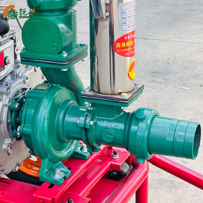 Raise Gasoline Engine High Pressure Irrigation Pump 80 M/h Flow Rate 9-10m Suction Head — image 4