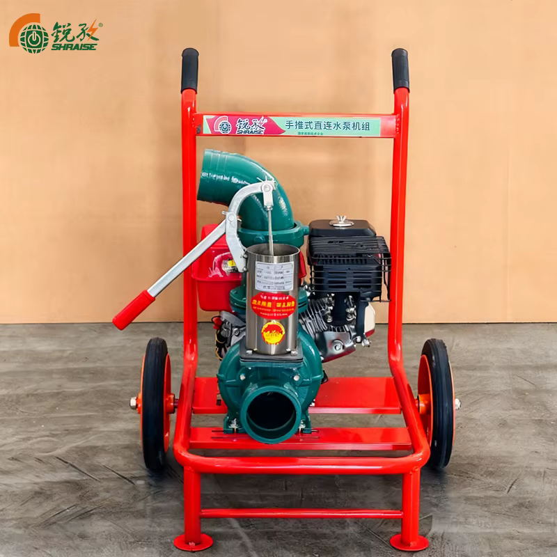 Raise 3 Inch Gasoline Engine Water Pump High Pressure 9-10 M Suction 5m Cable — image 3