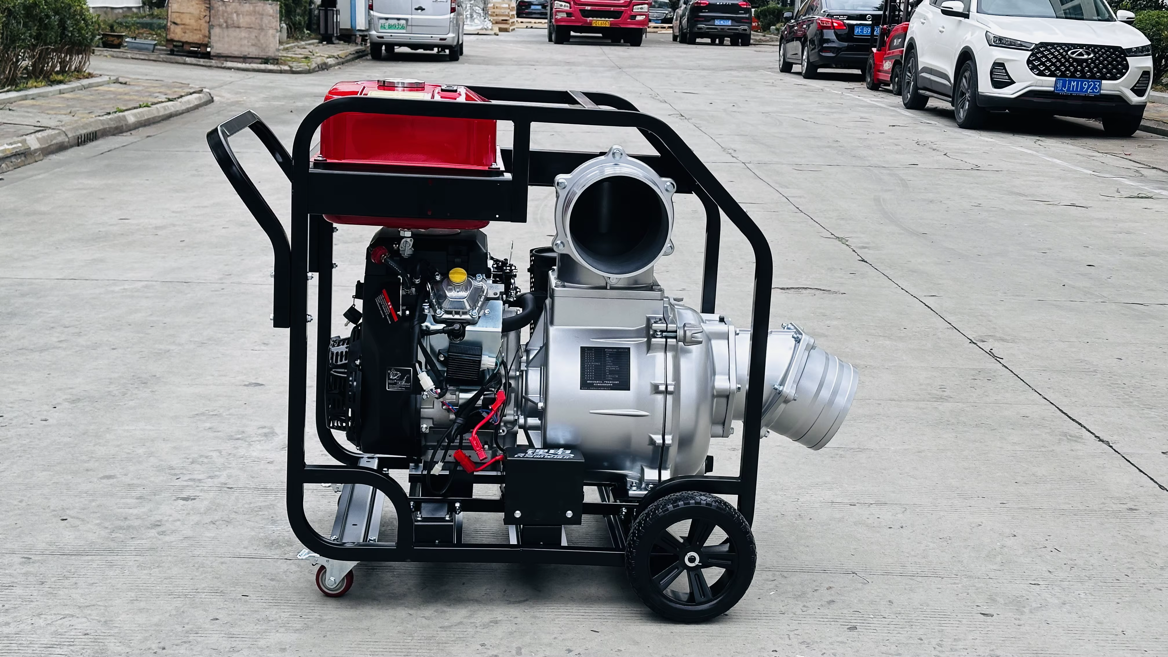 16HP Hydraulic Source Piston Structure 15m Head 8-Inch Gasoline Powered Centrifugal Water Pump — image 3