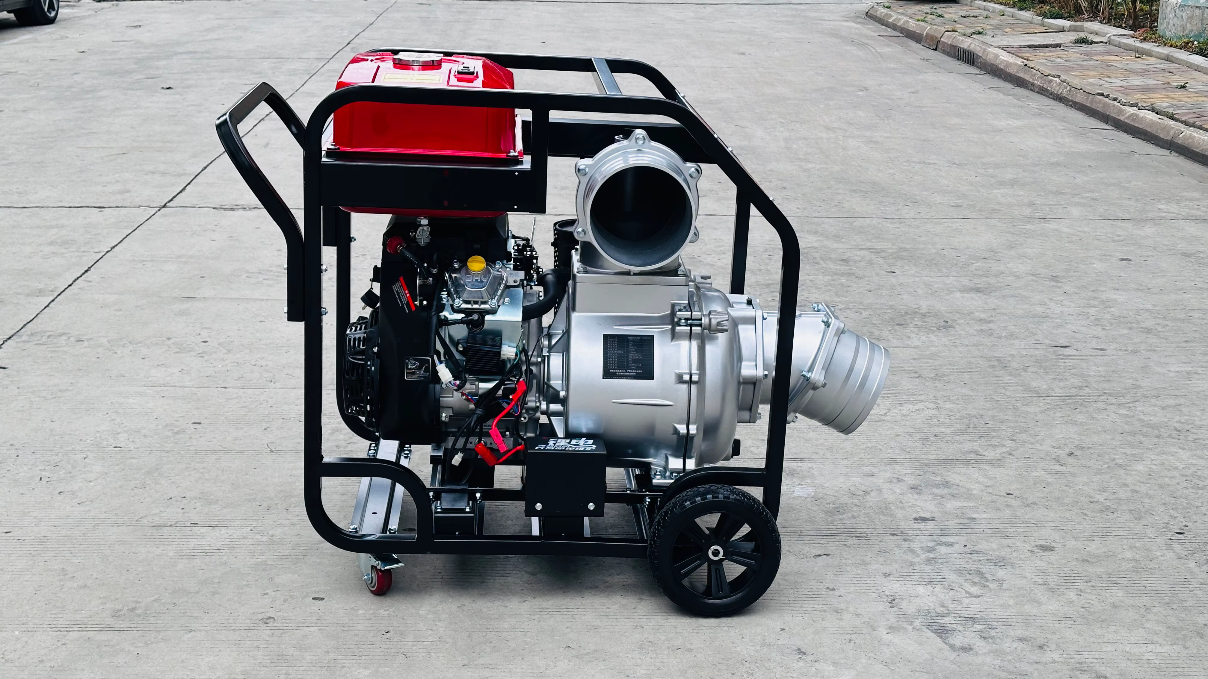 16HP Hydraulic Source Piston Structure 15m Head 8-Inch Gasoline Powered Centrifugal Water Pump — image 4