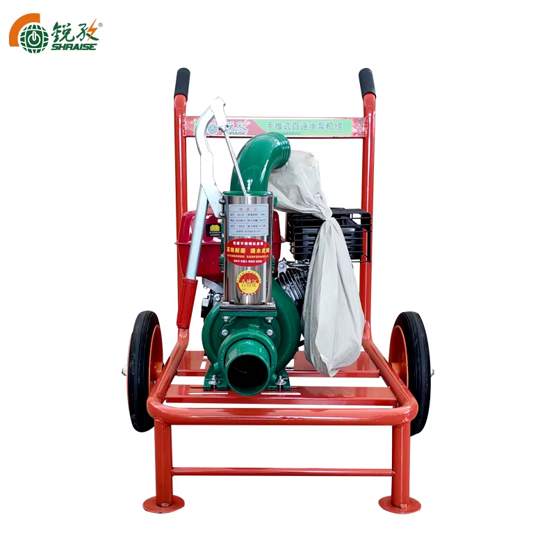 Portable High Pressure Gasoline Pump Well Killing Agricultural Drainage Pump Manual Mobile — image 2