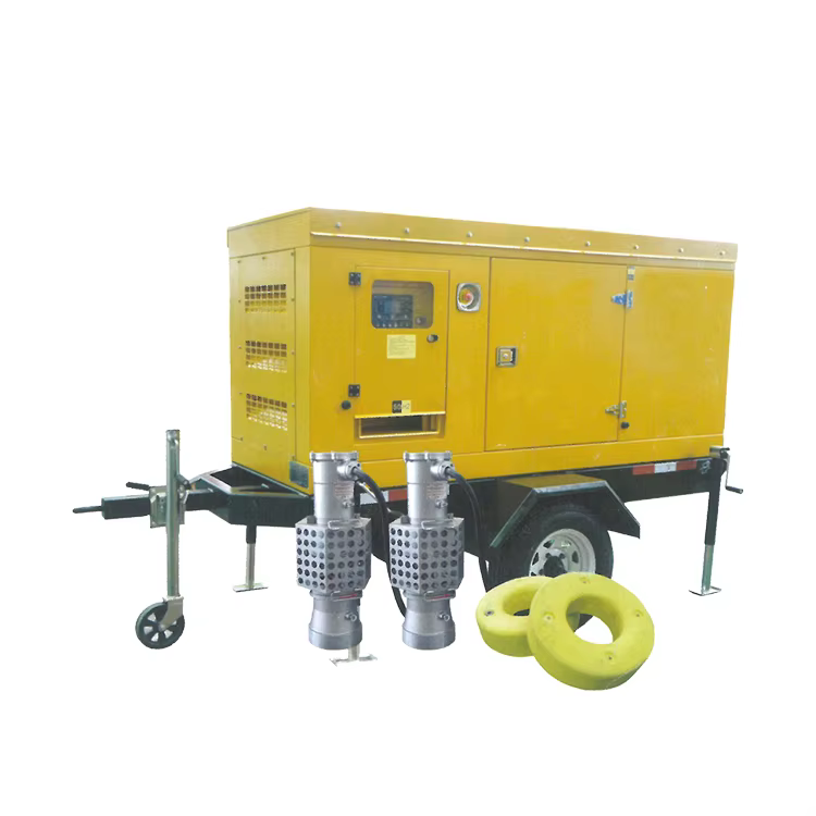 Maximum Flow 300 Cubic Meters Per Hour Maximum Lift 14m Emergency Self-priming diesel Engine Pump Unit — image 3
