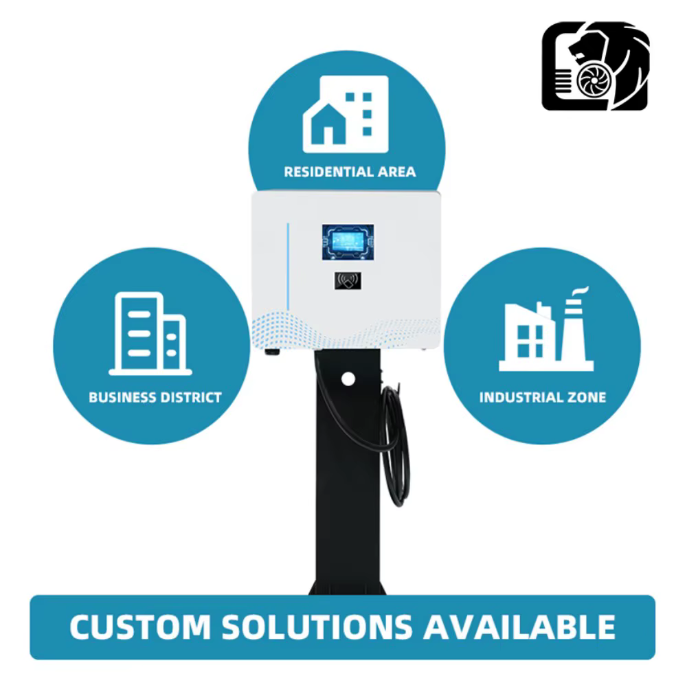 Wall/Floor-mounted CCS1 & SAE Combo 40KW DC Fast EV Charging Pile for Individuals and Charging Stations — image 3