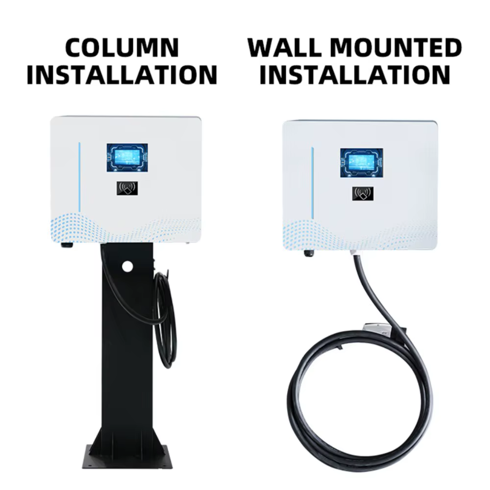 Wall/Floor-mounted CCS1 & SAE Combo 40KW DC Fast EV Charging Pile for Individuals and Charging Stations — image 4