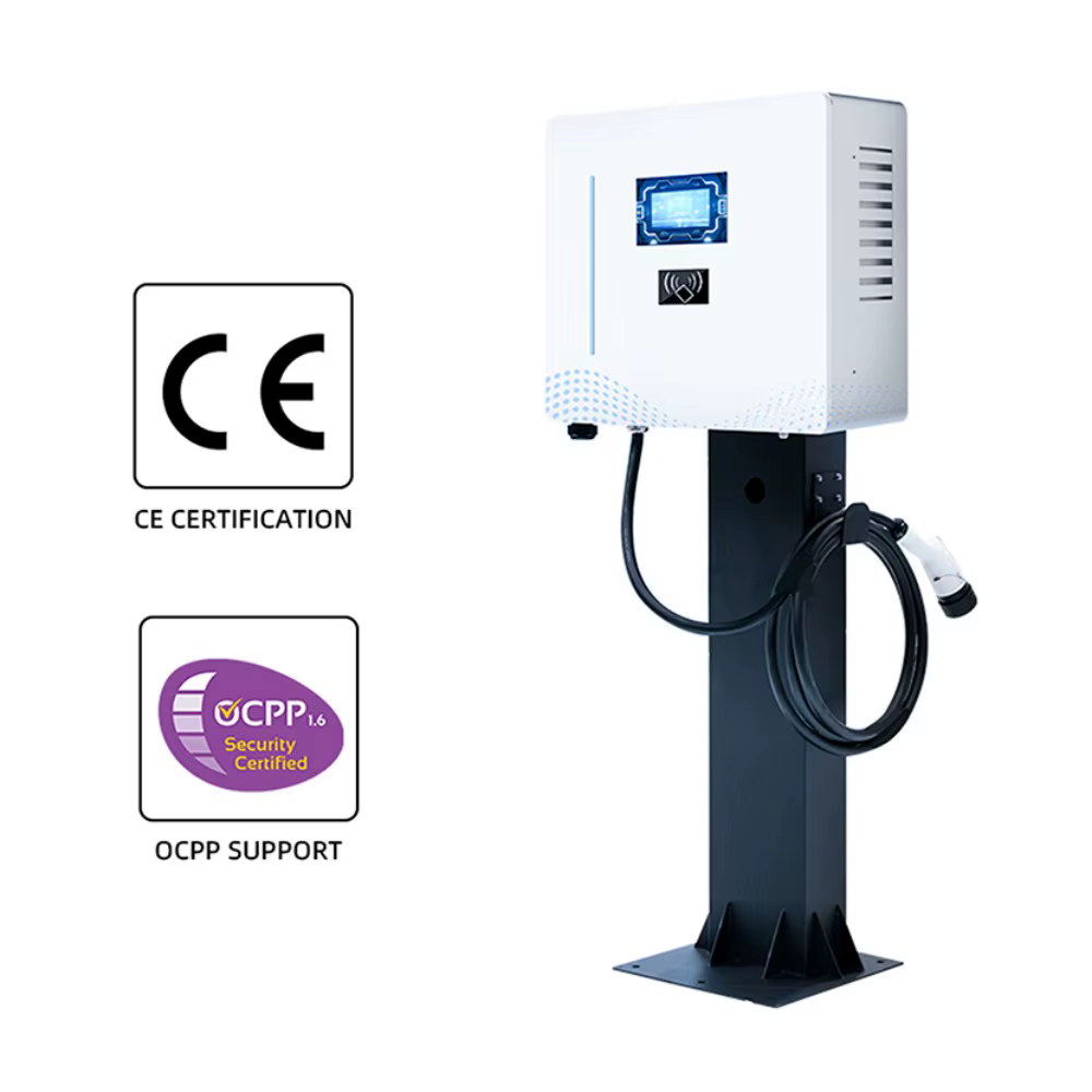 Wall/Floor-mounted CCS1 & SAE Combo 40KW DC Fast EV Charging Pile for Individuals and Charging Stations — image 5