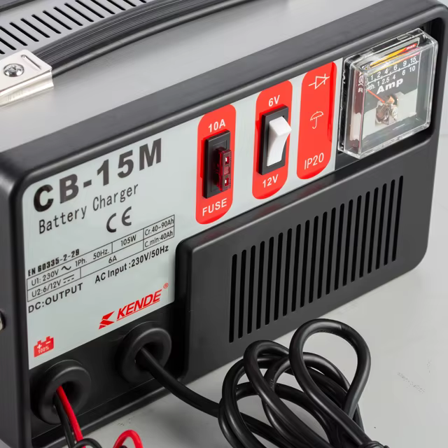 KENDE  CB-15M High Quality Battery Cars /vans/light Trucks Charger 230V 75/115W Portable Battery Charger — image 4