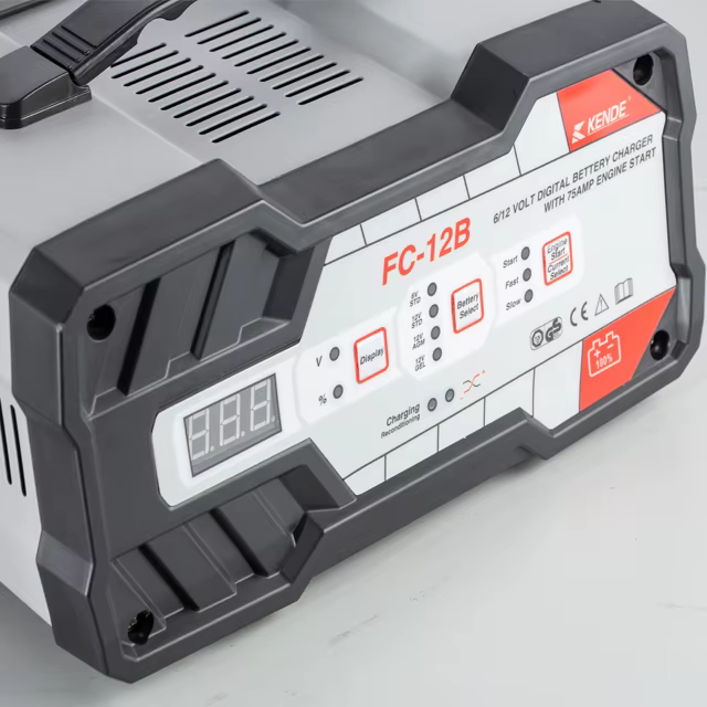 KENDE FC-12B Portable All Kinds of Car Battery Charger Fast Charge 12/24v Lead-acid Battery — image 5