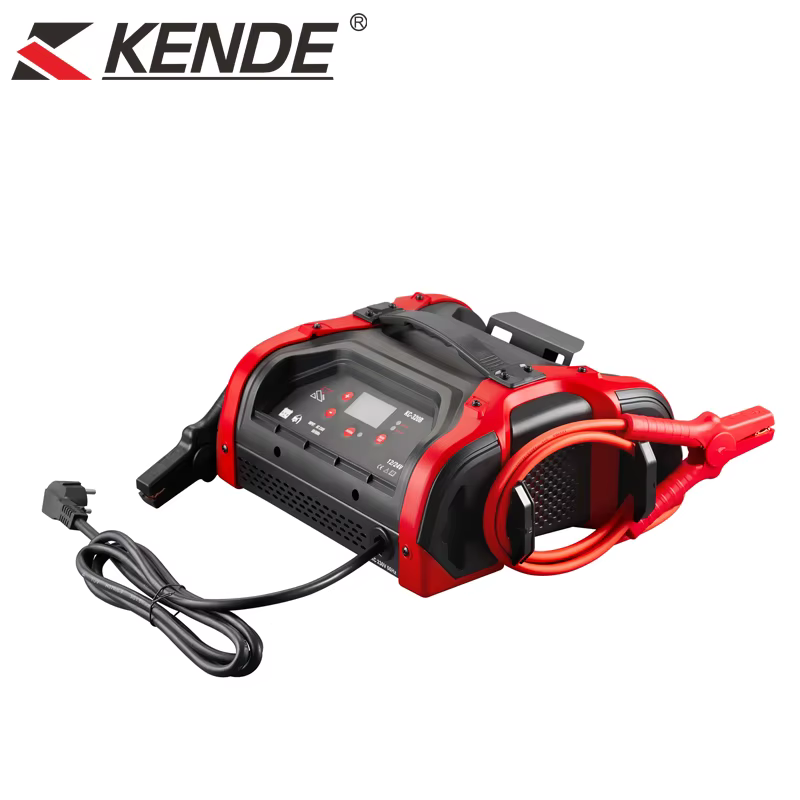 New 12/24v Car  Battery Charging with  LCD Display  Digital Control Battery Chargers with Jump Start — image 2