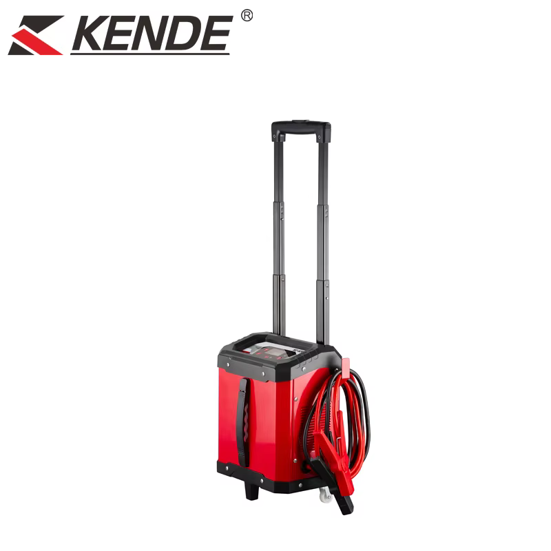 Kende  New Digital Control Battery Chargers with Jump Start Portable Trolley Car Charger — image 2