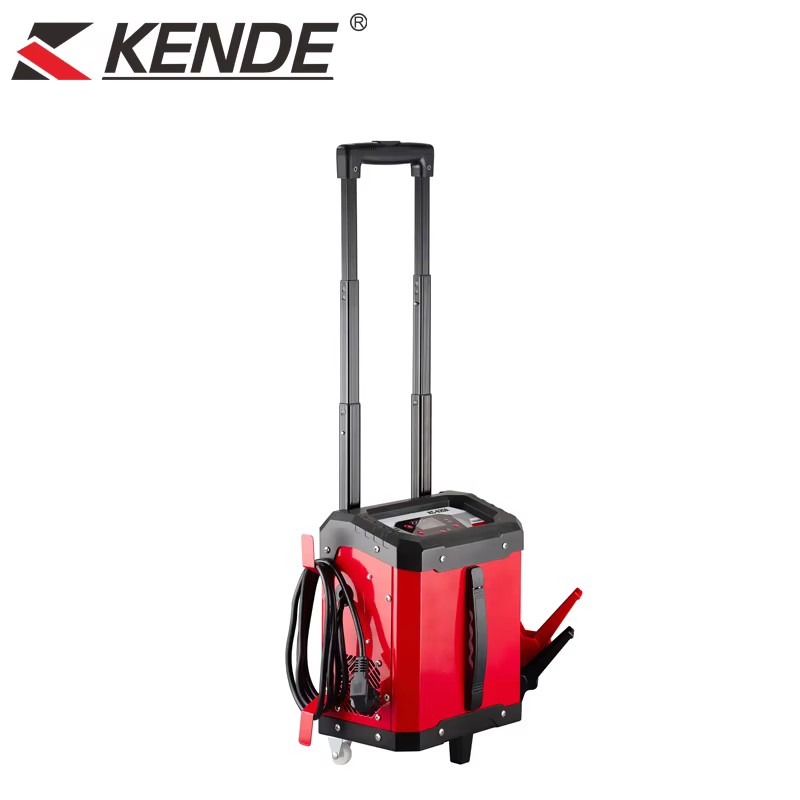 Kende  New Digital Control Battery Chargers with Jump Start Portable Trolley Car Charger — image 3