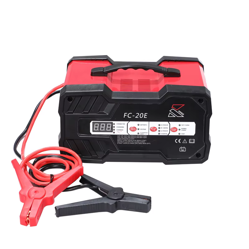 KENDE 220v 12/24V 20a Battery Charger Portable Ev  Battery Charger Indicator — image 2