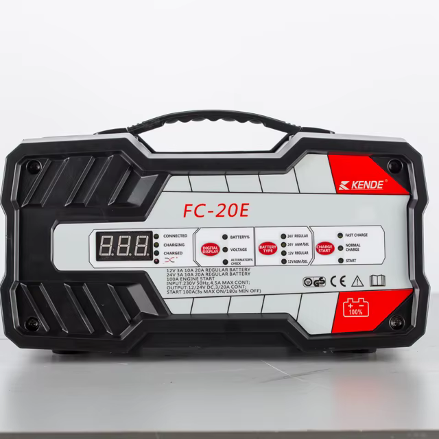 KENDE FC-20E Portable Various Motor Car  Battery Charger 12/24V  Lead Acid Battery Charger — image 4