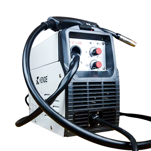110V 220V CE Superior Quality IGBT Inverter 0.6MM 0.8MM ROD MINI NON GAS Gasless MIG Welding Machine FC 120 — image 4