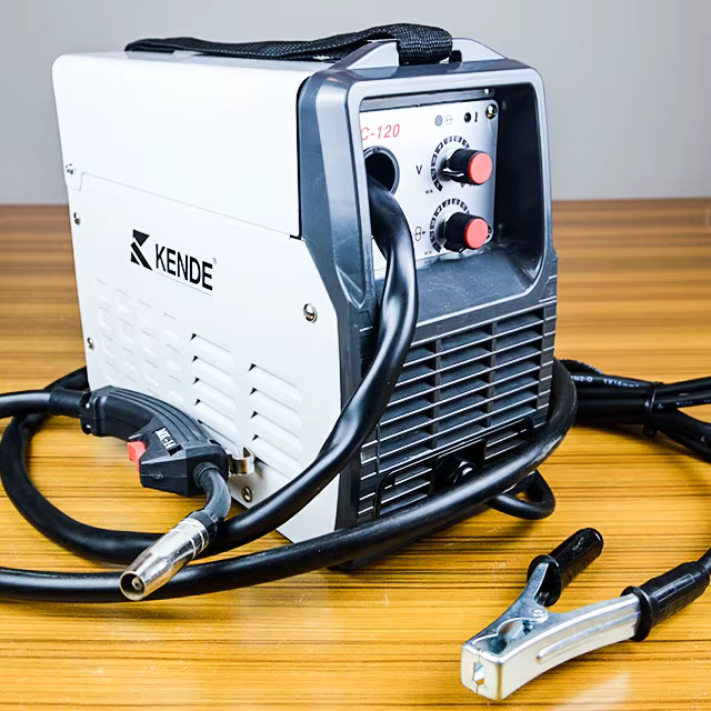 110V 220V CE Superior Quality IGBT Inverter 0.6MM 0.8MM ROD MINI NON GAS Gasless MIG Welding Machine FC 120 — image 5