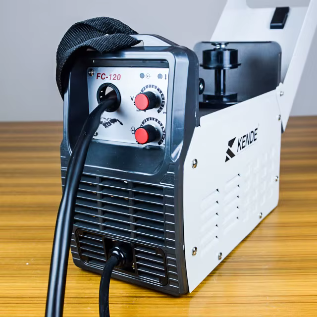 110V 220V CE Superior Quality IGBT Inverter 0.6MM 0.8MM ROD MINI NON GAS Gasless MIG Welding Machine FC 120 — image 6