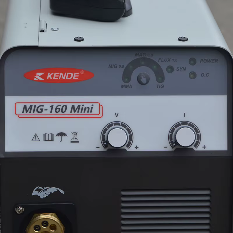 KENDE 220V MIG MAG Welding Machine Portable Flux Gasless Mig Welder  MIG-160 Mini — image 3