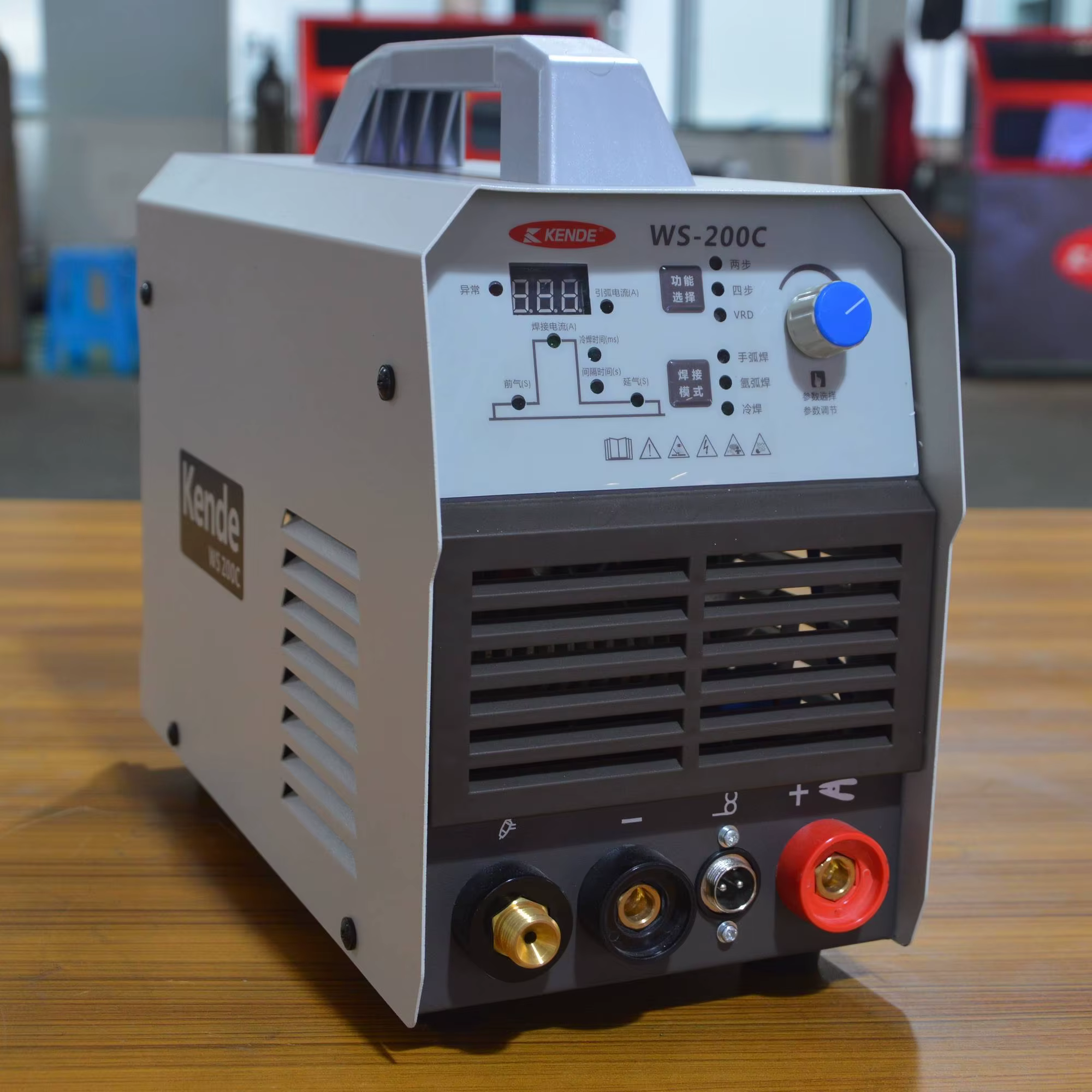 KENDE Smart Control IGBT Inverter DC TIG Welder with DC Motor New Stainless Steel Cold Welder TIG 200C — image 3
