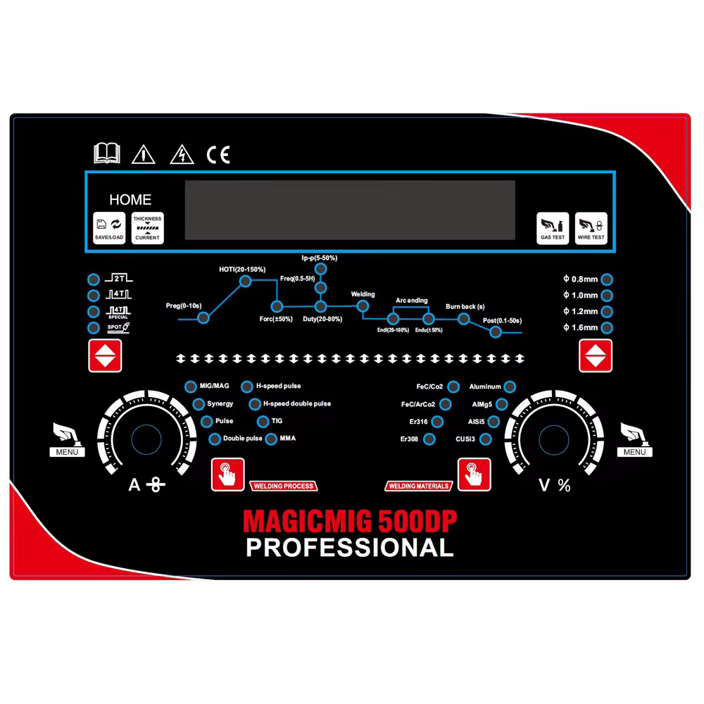 IGBT DC Inverter 380V High Frequency Heavy Duty CO2 Gas GTAW / SMAW /mig/mag  350A  Twin Pulse Aluminum Welding Machine — image 5