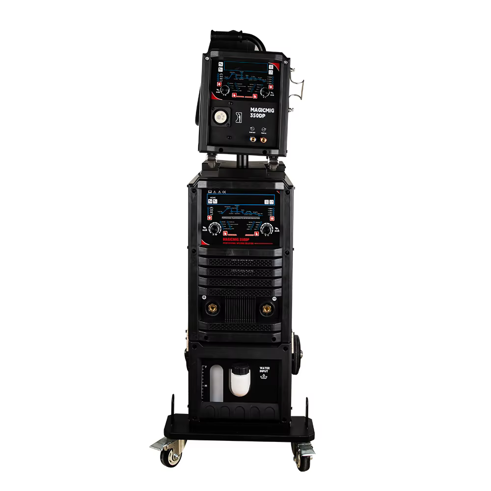 High Quality Top Industrial   Double Pulse Industrial 350 DP MIG MMA Multi Function Welding Machine Welder with Trolly — image 4