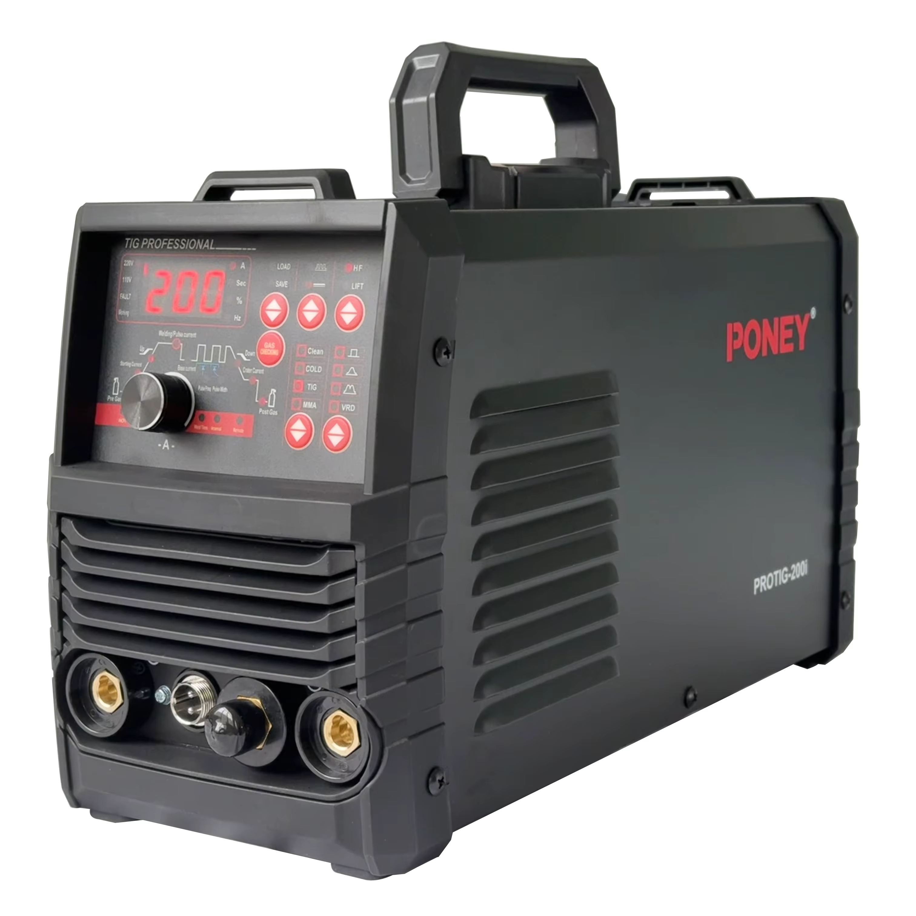 IGBT Inverter Pulse TIG 200 Welding Machine New DC TIG for Stainless Steel Cold Argon Welding 5.5KVA 60% Duty Cycle — image 4