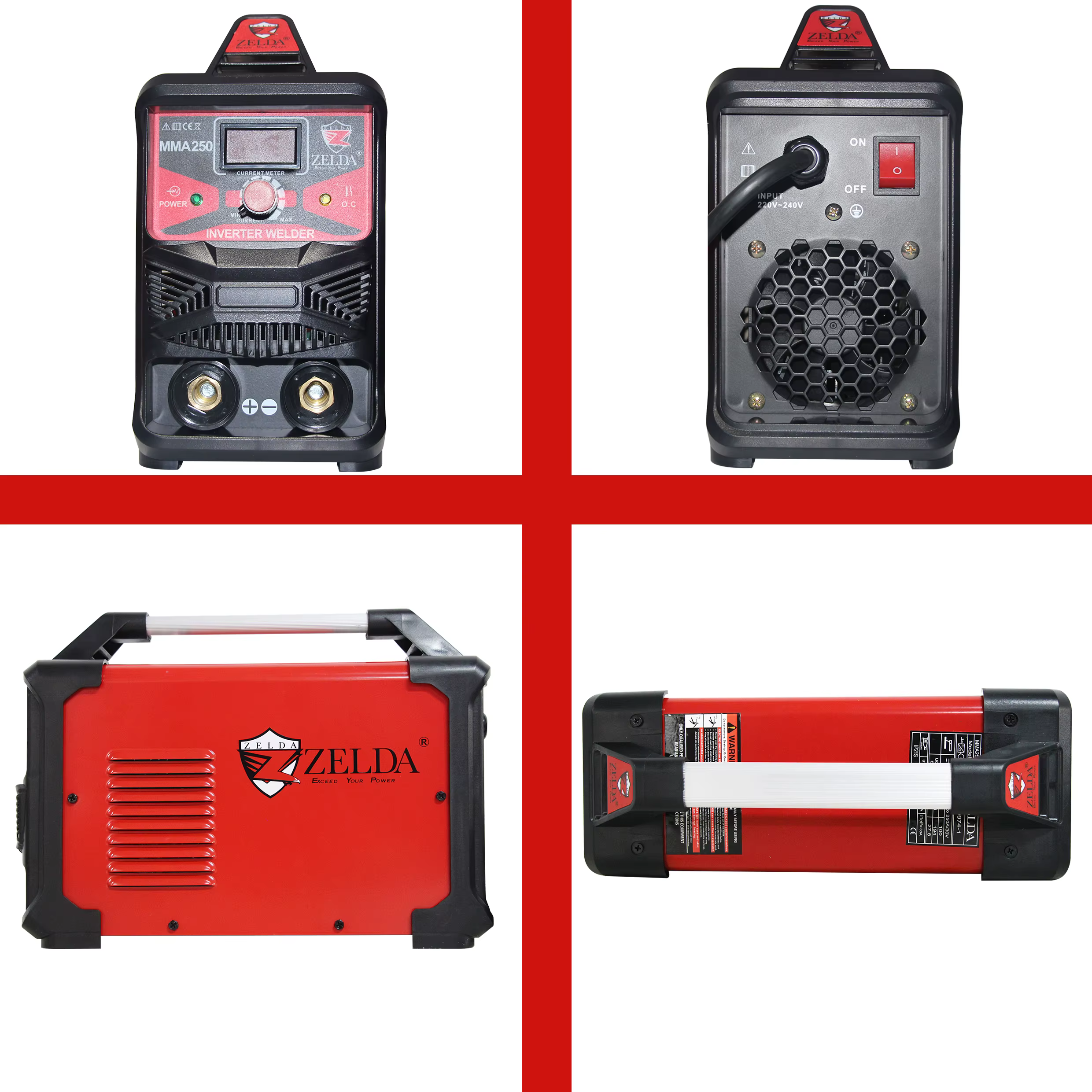 Zelda Portable Stick Welder Digital IGBT Welding Machine MMA Dc Soldadora Inverter 220V Arc Stick MMA Welding Machine — image 5