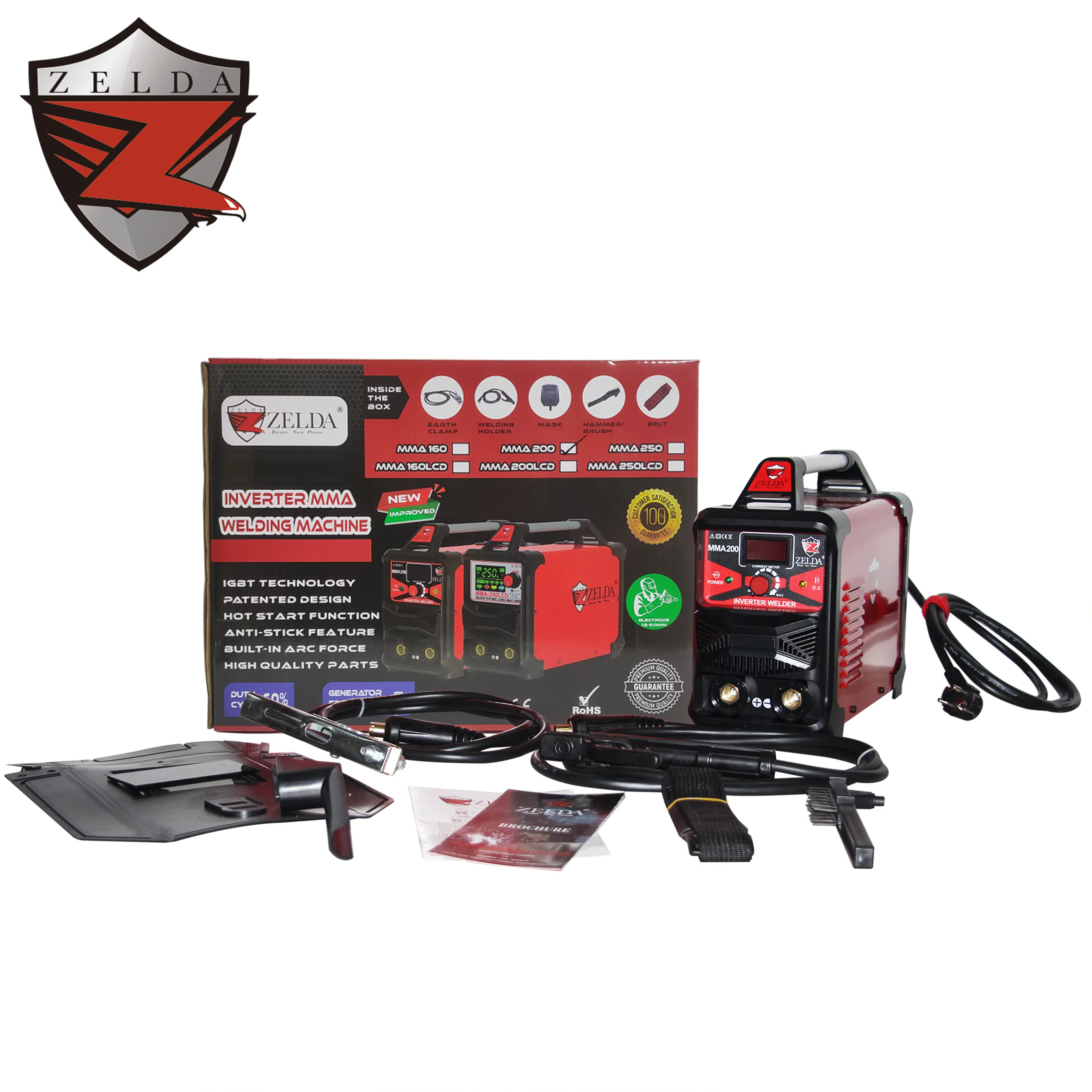 200amp  Soldador De Arco 220V Inverter Welding Machine 4.0mm Electrode Rod Manual Metal Arc Welder — image 5