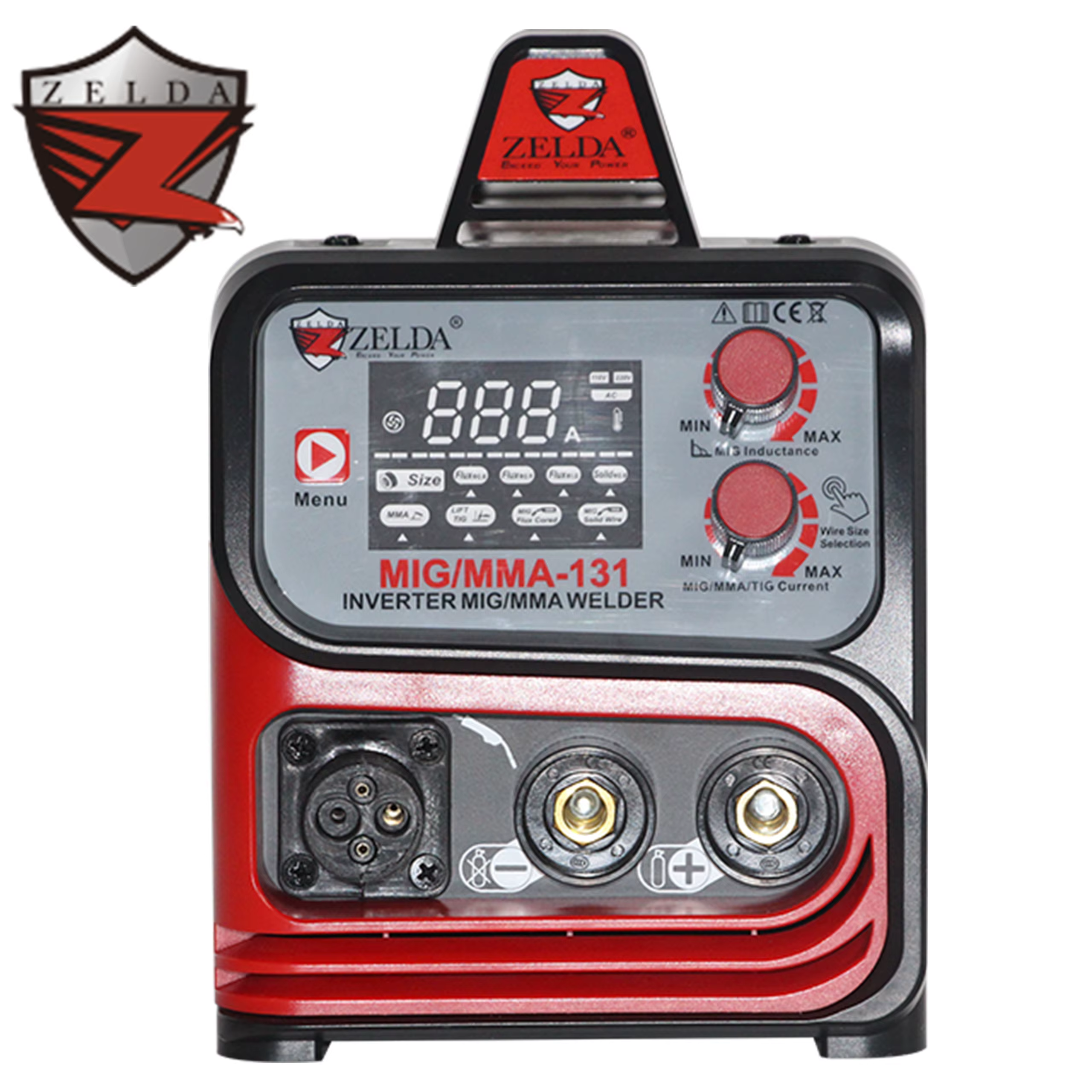 Zelda mig welder 130 amp Portable Welding Machine MIG Arc Welder for 1KG Wire Spool — image 2