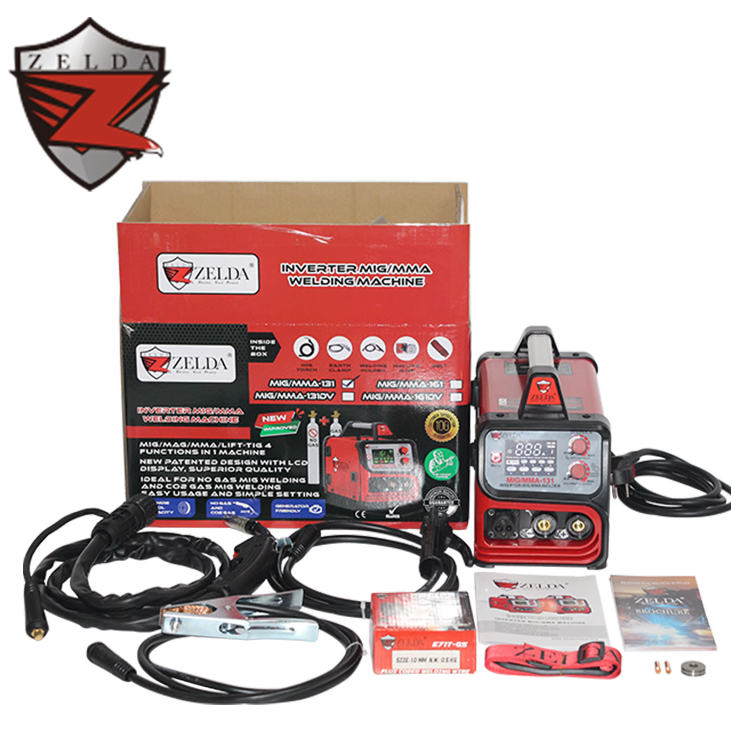 Zelda mig welder 130 amp Portable Welding Machine MIG Arc Welder for 1KG Wire Spool — image 3