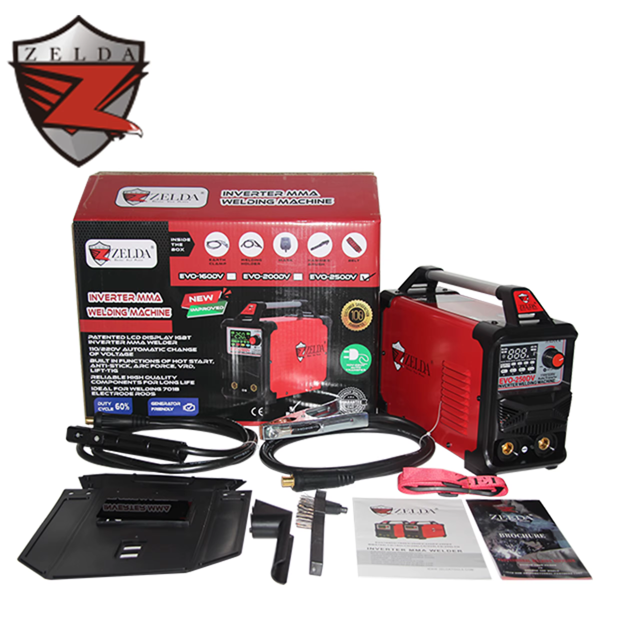 Zelda Hot Start Arc Force Dual Voltage 110V 220V Inverter Mini Welders Portable MMA 250A Welding Machine — image 5