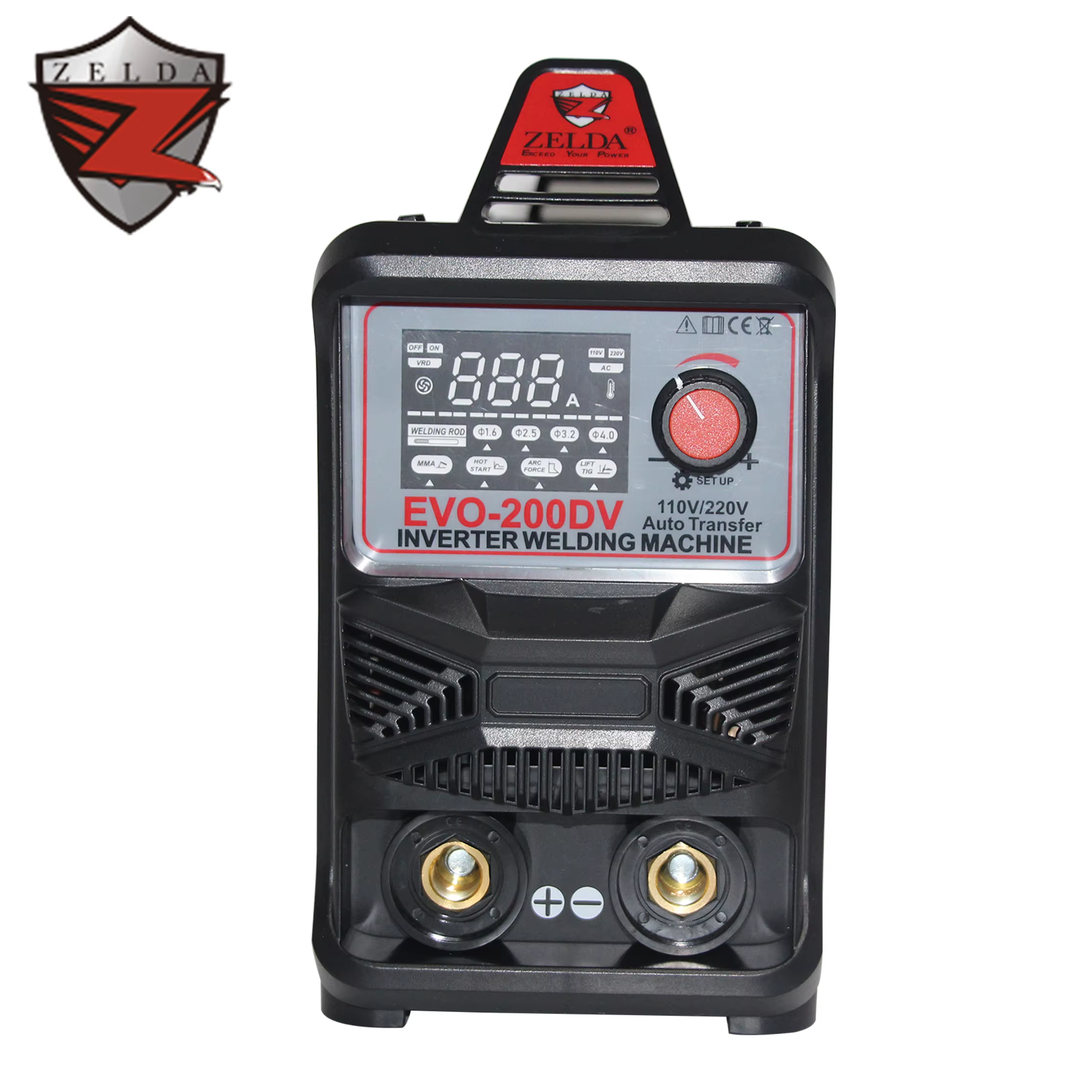 110V 220V Arc Welder  Manual Metal Arc Welding Machine 200amp Portable Welder — image 2