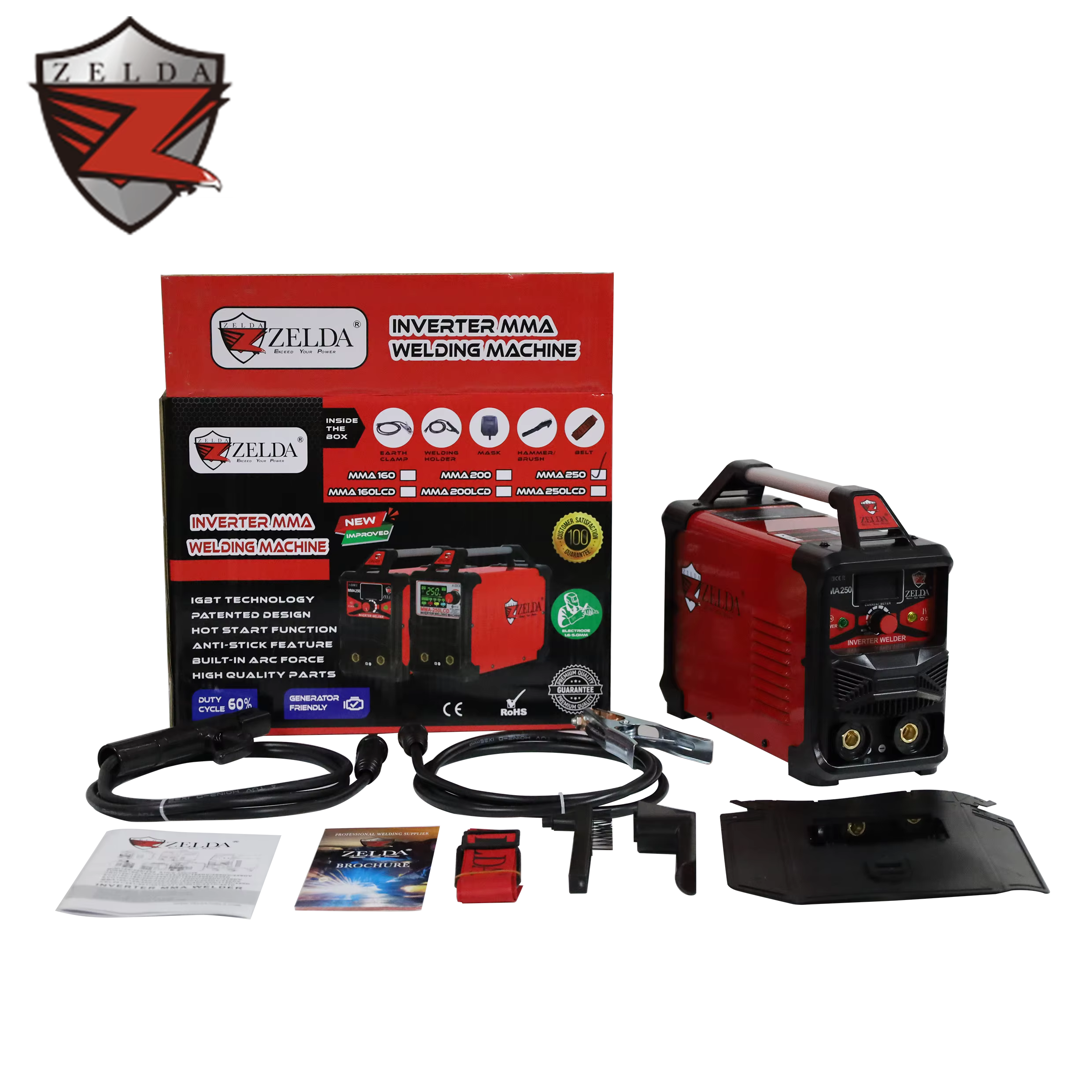 ZELDA Welding Machine MMA 220V Dc Soldadora Inverter Arc Welders Portable Soldadora Manual Metal Arc Stick Welder — image 6