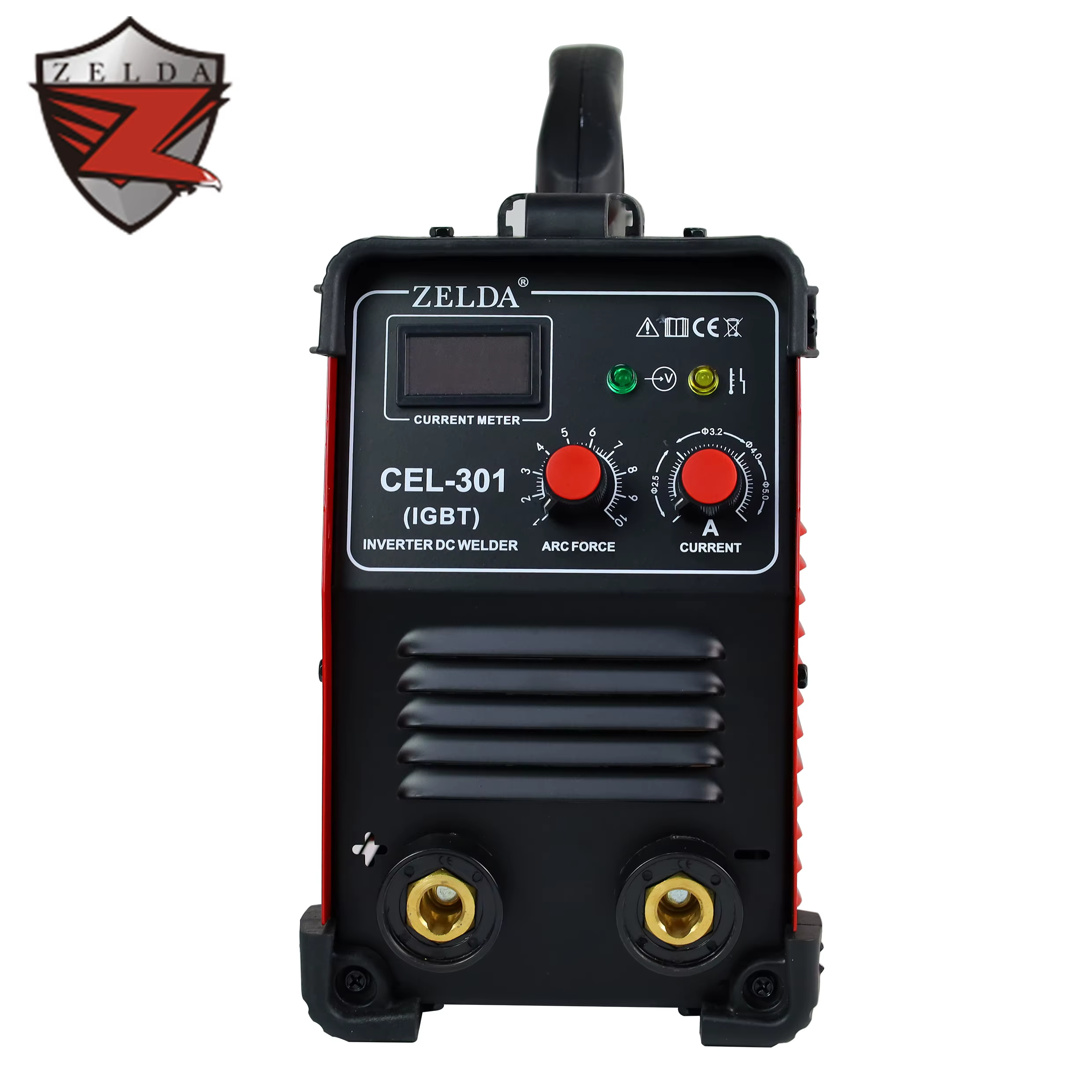 ZELDA Portable 220V MMA Welder with DC Motor New 301A Pilot Arc Current ARC Welding Machine Manual Inverter Welder — image 2