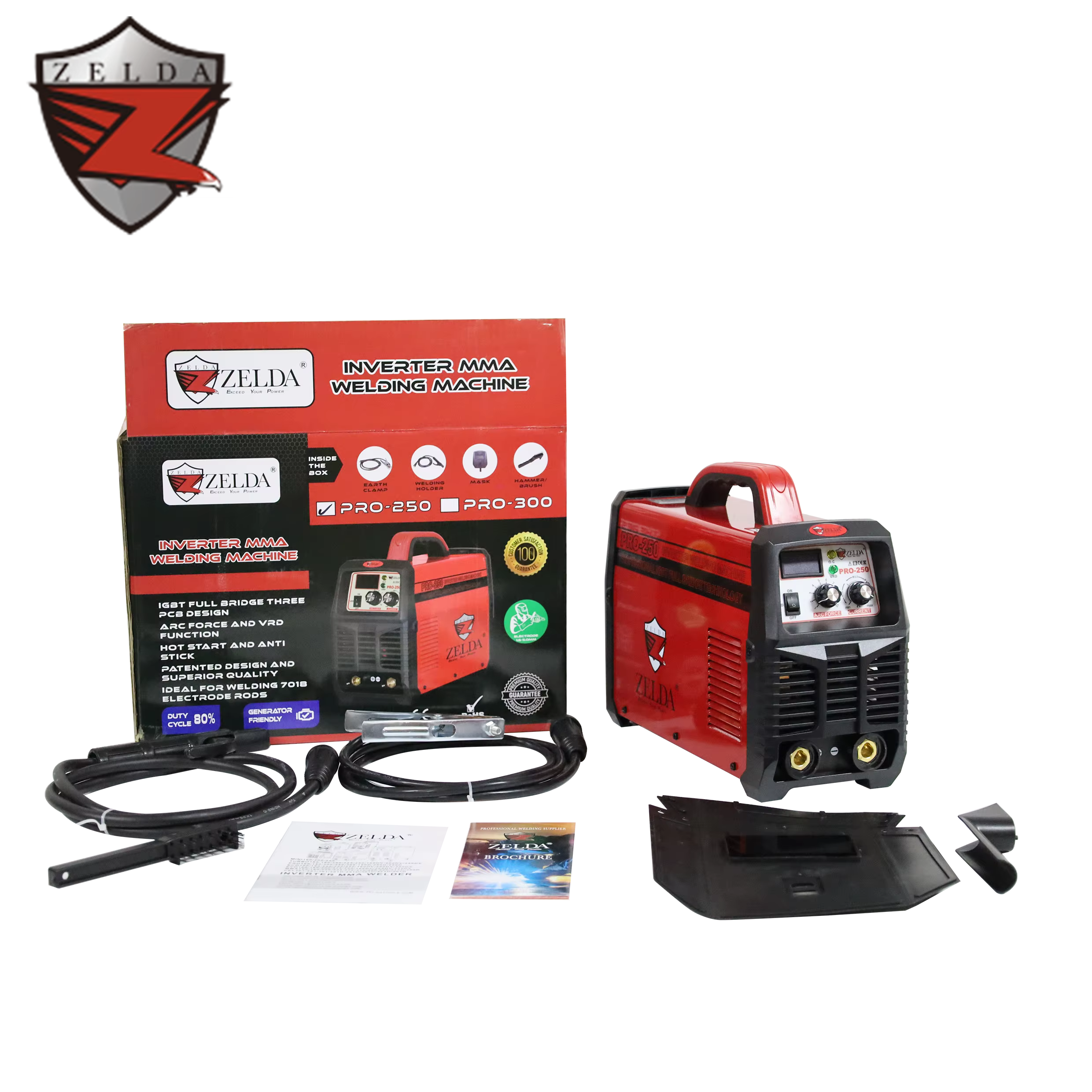 ZELDA 3PCB Use 7018 6013 Electrode MMA Welder 250amp Stick Welding Machine — image 6
