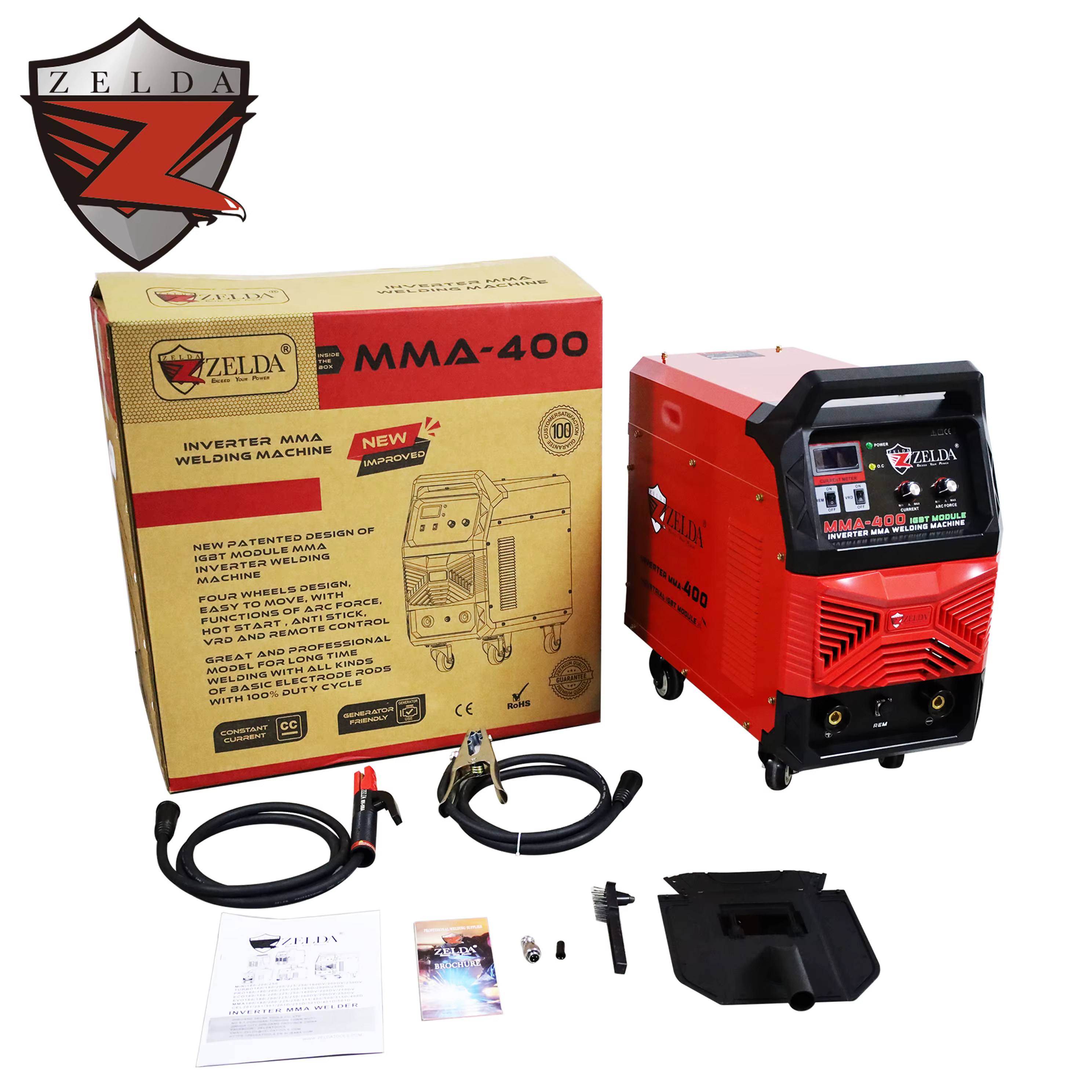 Zelda 380v 440a Industrial Stick Welder Use 6013 7018 6.0mm Electrode Arc Welder — image 4