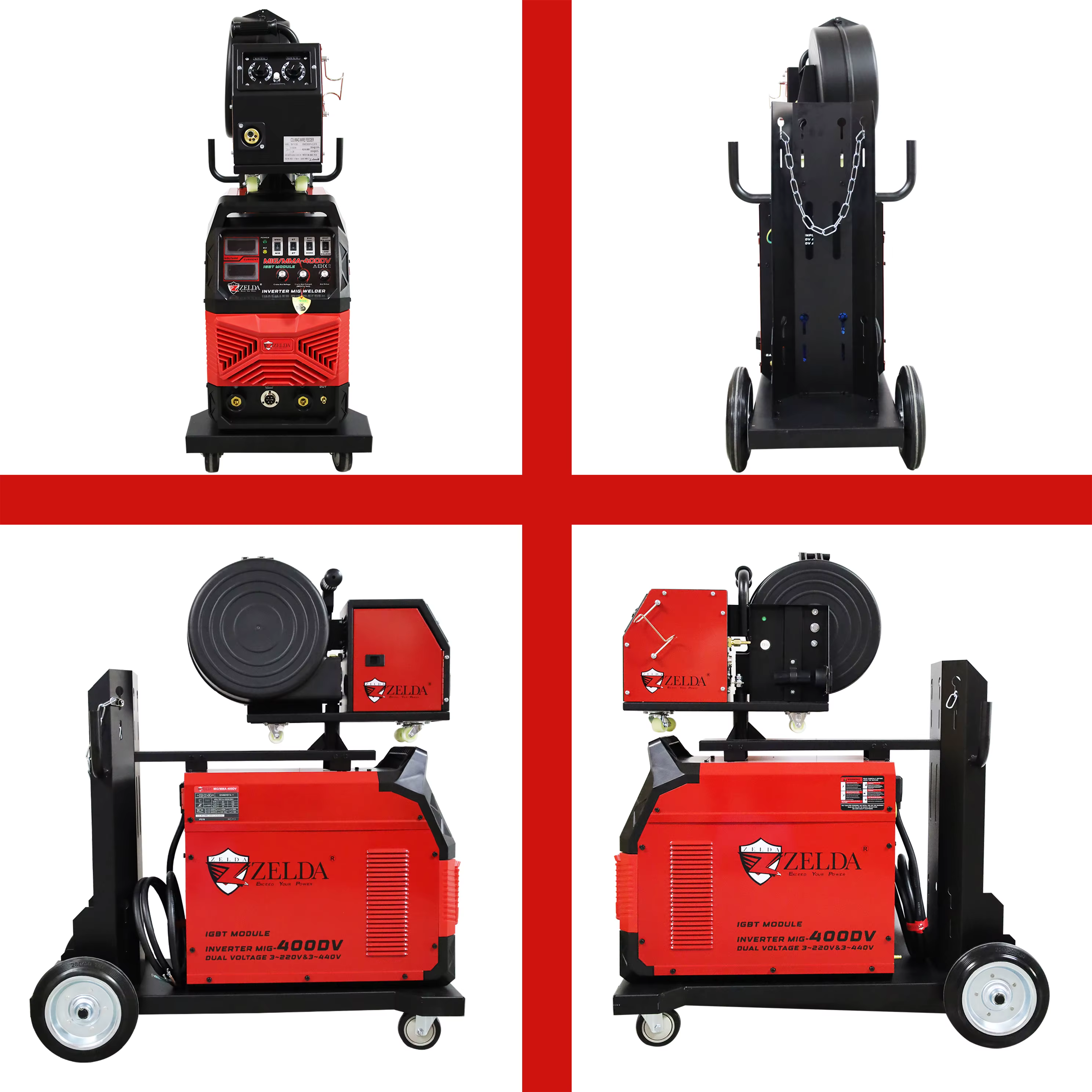 Zelda Industrial Welding Machine 400A DC 3 Phase 220V 440V Voltage Amp welding machine co2 — image 5
