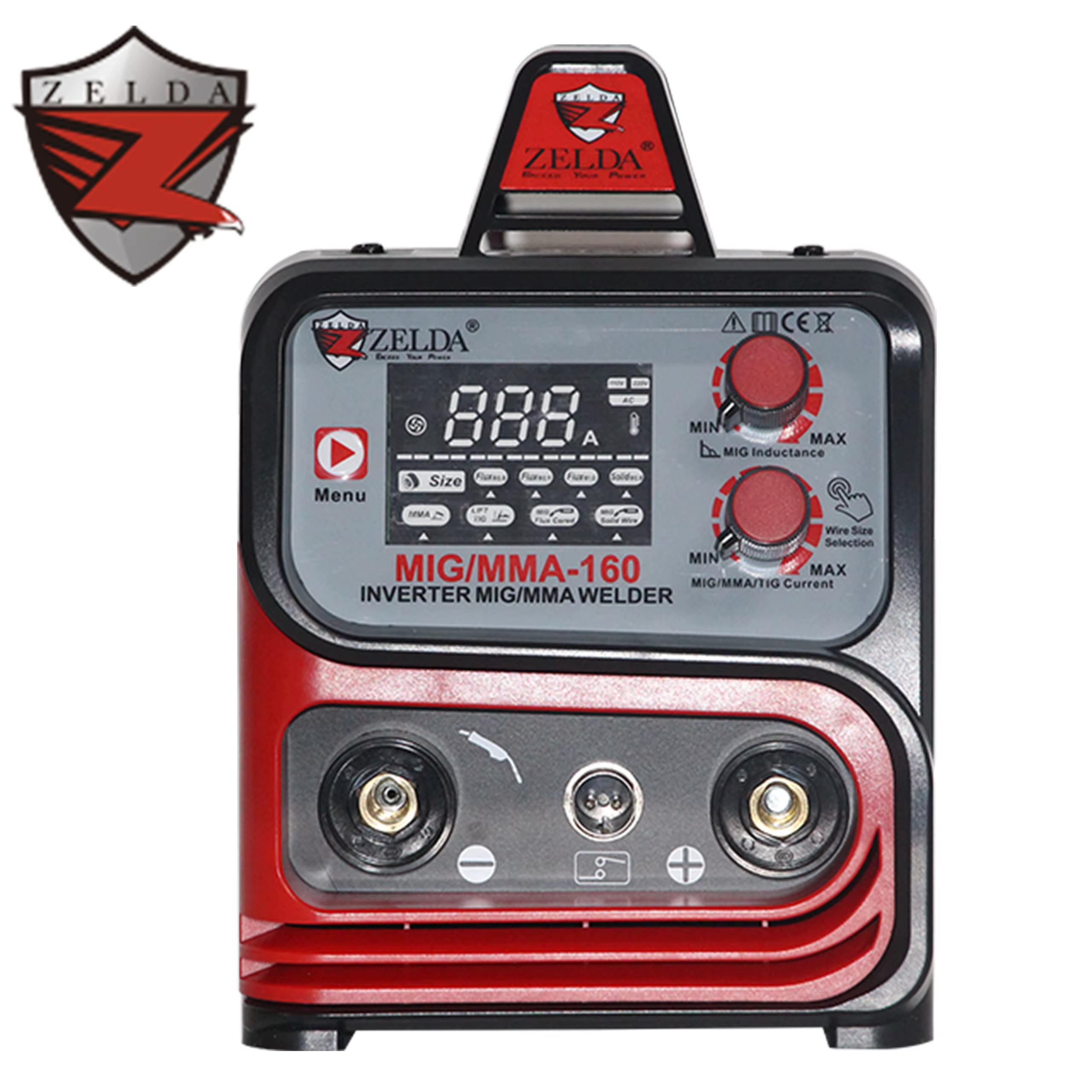Zelda 160amp 1kg MIG Welding Machine MIG NO GAS MMA Portable Welder — image 2