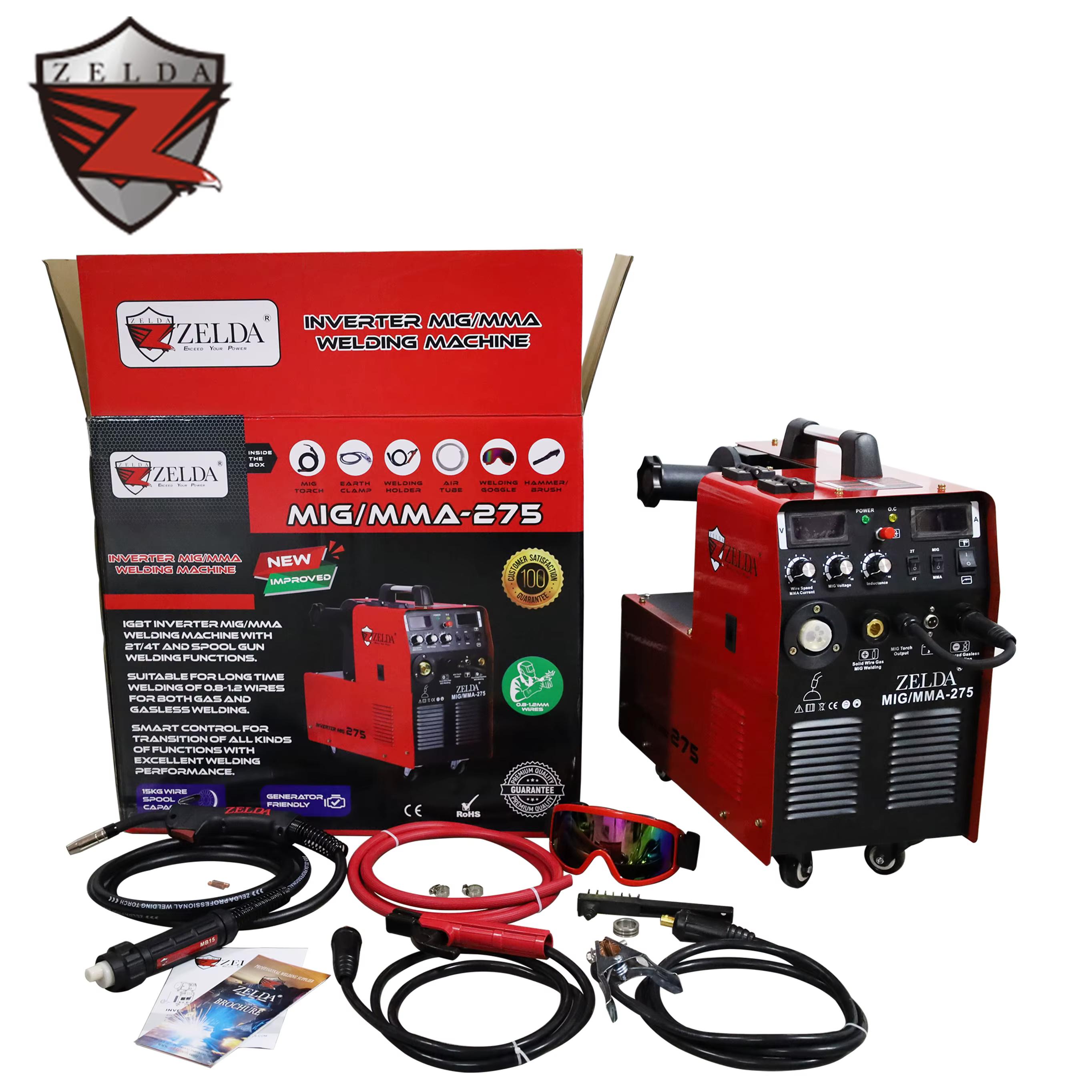 Soldadoras Mig 275amp  Mig Mag Welding Machine 220V MIG Welder 15kg Wire Spool — image 3