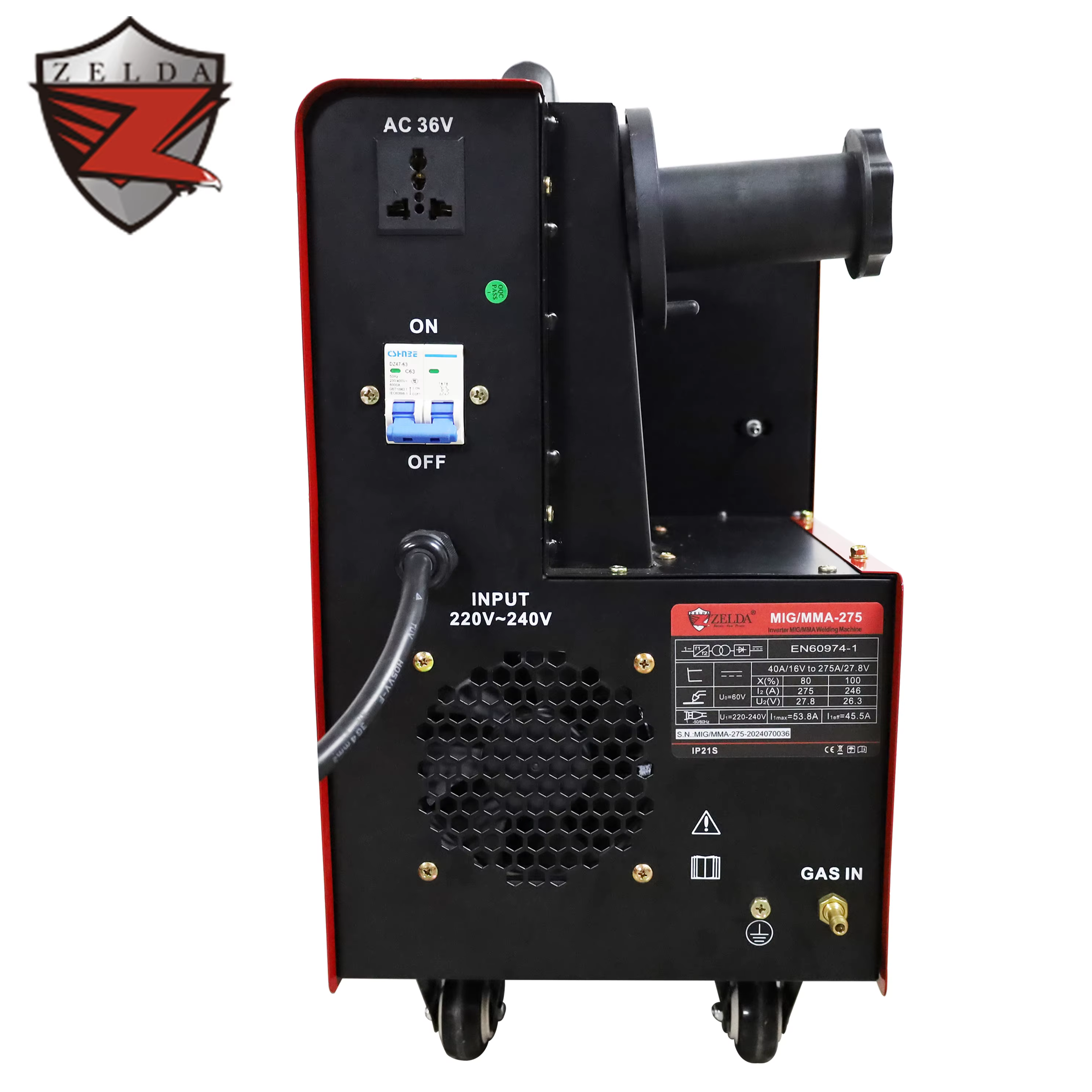 Soldadoras Mig 275amp  Mig Mag Welding Machine 220V MIG Welder 15kg Wire Spool — image 6